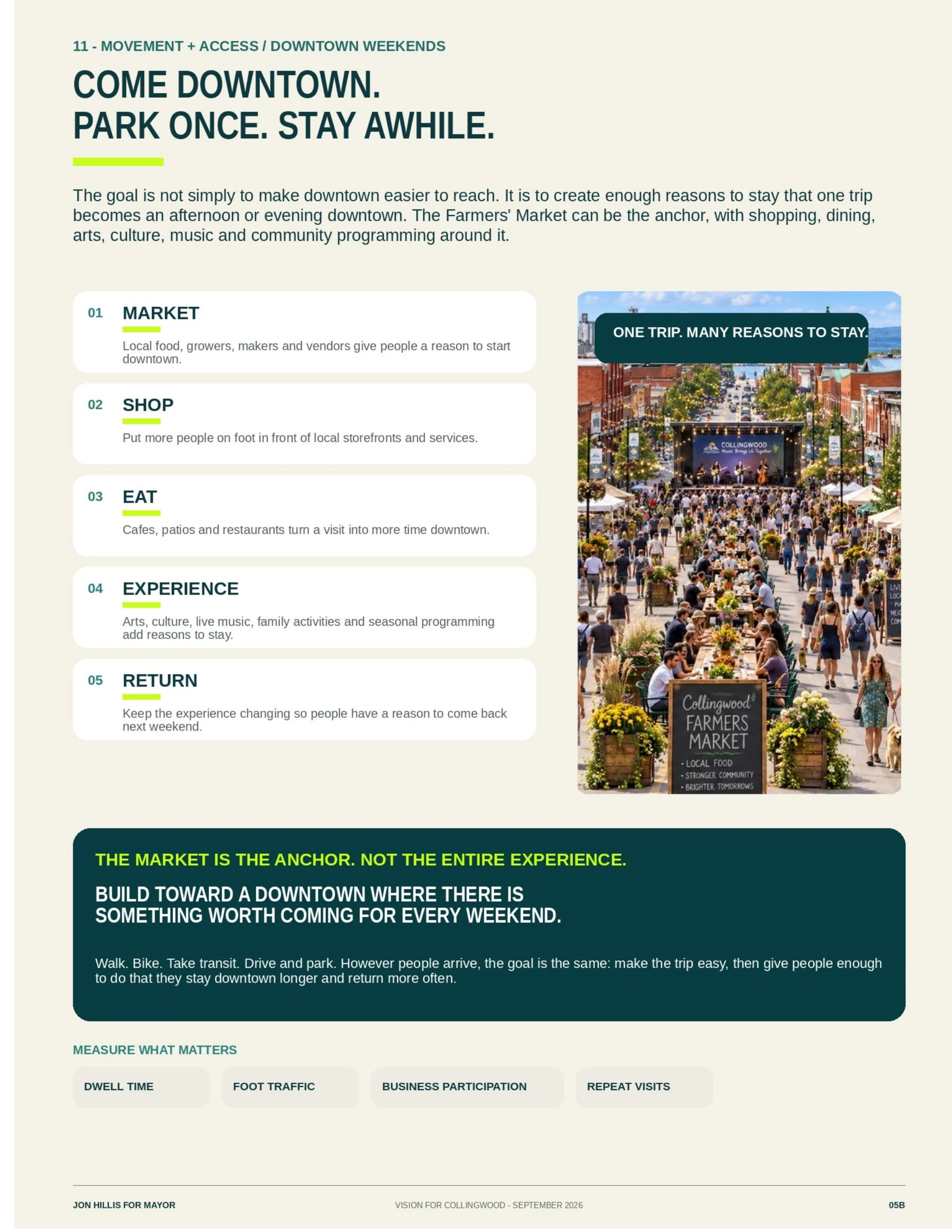 Downtown weekends — page 7 of 15 of the movement and access report